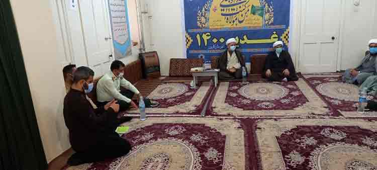 دیدار مسئول عقیدتی سیاسی نیروی انتظامی استان با امام جمعه کارون