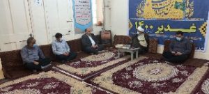 دیدار شهردار و جمعی از پرسنل با امام جمعه بمناسبت 5مرداد