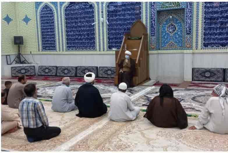 حضور امام جمعه کارون در مساجد علی ابن ابی طالب(ع) کوی مشعلی