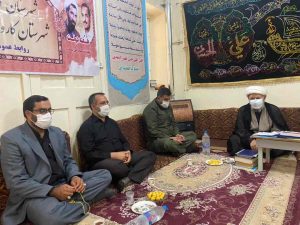 دیدار فرماندار روسای دستگاههای اجرایی با امام جمعه کارون