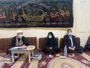 دیدار فرماندار روسای دستگاههای اجرایی با امام جمعه کارون