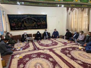 دیدار فرماندار روسای دستگاههای اجرایی با امام جمعه کارون