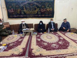 دیدار فرماندار روسای دستگاههای اجرایی با امام جمعه کارون