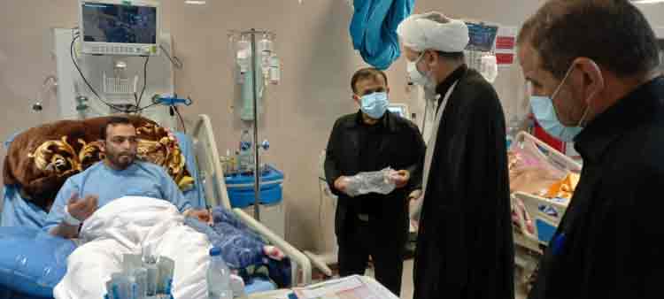 عیادت امام جمعه کارون از حجت الاسلام حردانی نژاد