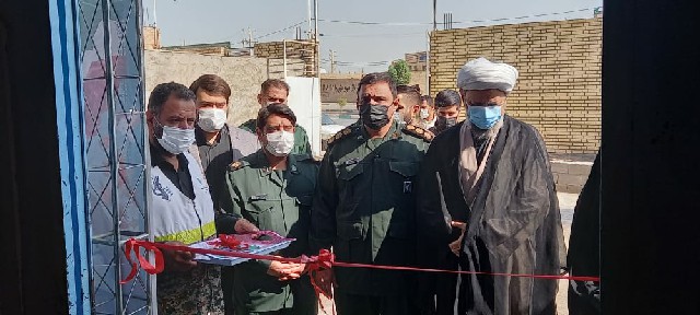 افتتاح پایگاه تجمیعی واکسیناسیون سپاه شهرستان کارون