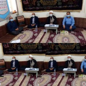 دیدار اعضای جبهه مردمی شهرستان با امام جمعه کارون