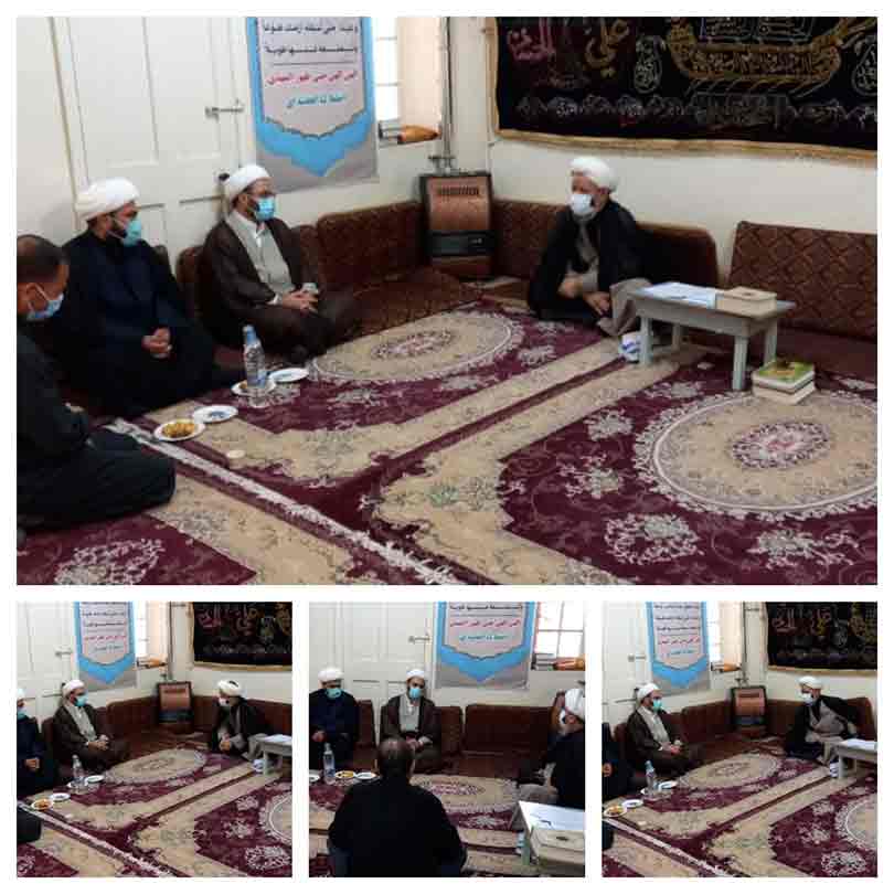 دیدار مسئولین بنیاد برکت با امام جمعه