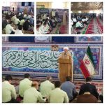 نیروی انتظامی شهرستان کارون پیشاپیش دیگر مومنین در نمازجمعه