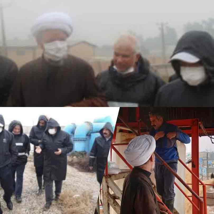 بازدید مدیر عامل شرکت آبفای کشور از تاسیسات آبرسانی شهدای کوت عبدالله 