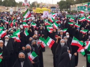راهپیمایی یوم الله ۲۲ بهمن و جشن چهل و سومین سالگرد پیروزی انقلاب اسلامی در شهرستان کارون