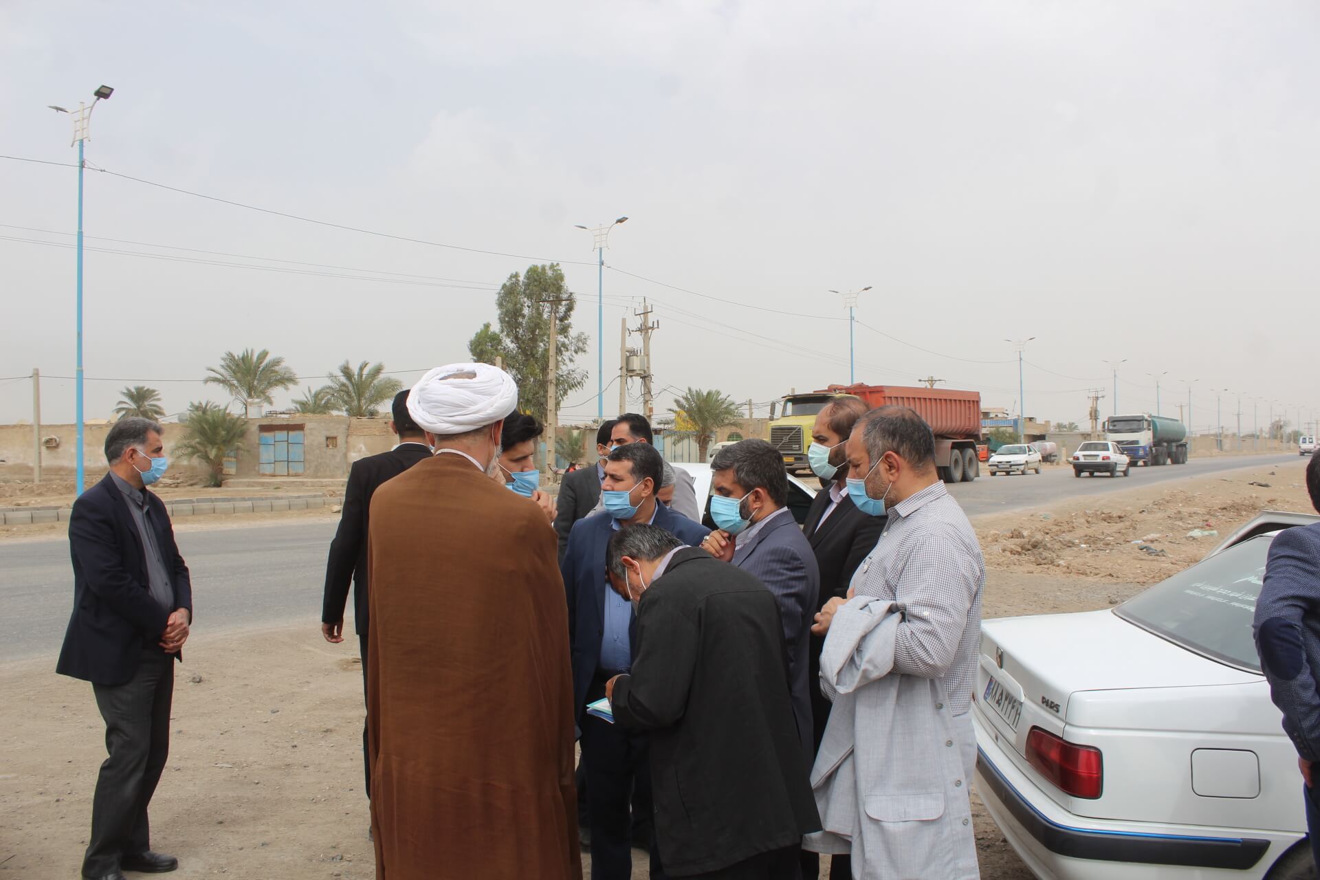 بازدی امام جمعه ،معاون وزیر و فرماندار کارون از روستای قلعه چنعان