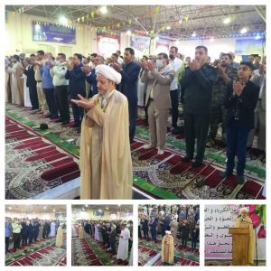 نماز عید سعید فطر در شهرستان کارن برگزار شد
