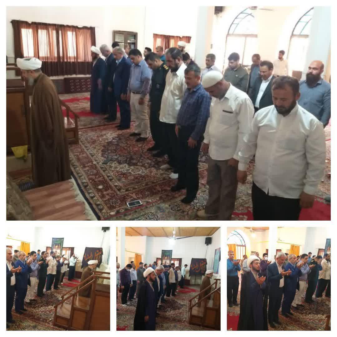 نماز وحدت در مسجد فاطمه الزهرا(س) برگزار شد