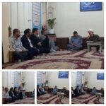دیدار فرماندار،بخشداران مرکزی و سویسه با امام جمعه کارون