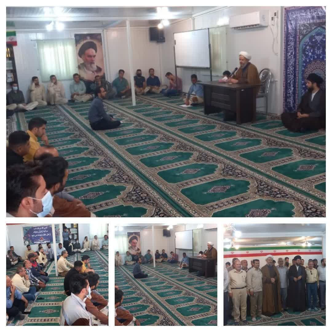 حضور امام جمعه کارون در قرارگاه خاتم الانبیاء