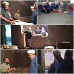 بازدید امام جمعه کارون از مدارس در حال بازسازی