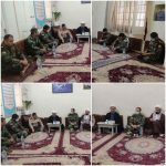 تجدید بیعت با ولایت ودیدار جمعی از  فرماندهان و مسئولان ارتش با امام جمعه کارون