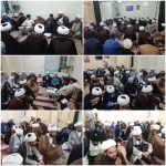 دیدار فرماندار،روحانیون و مسئولین با امام جمعه کارون