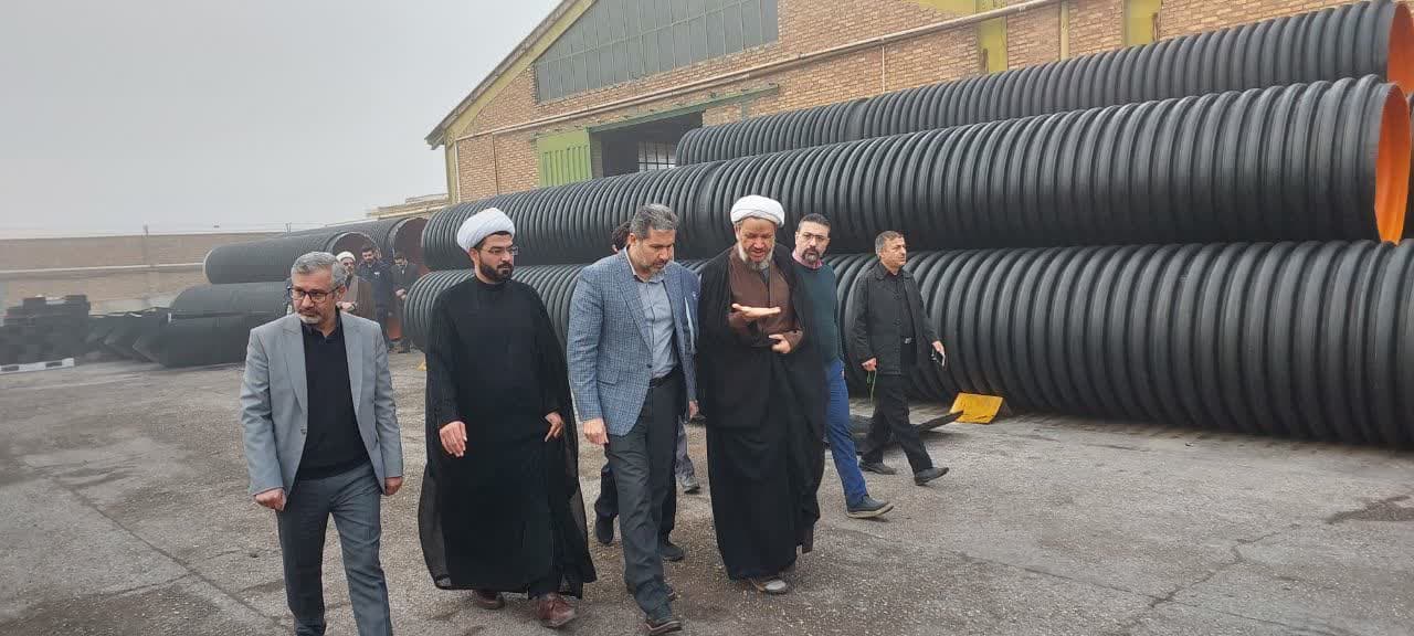 بازدید امام جمعه کارون از شرکت آبان بسپار