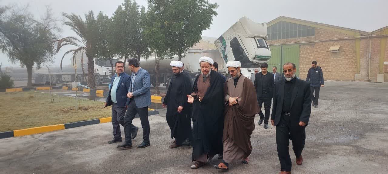 بازدید امام جمعه کارون از شرکت آبان بسپار