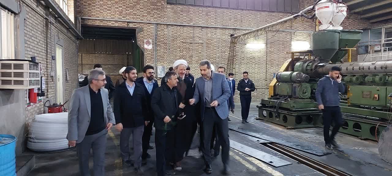 بازدید امام جمعه کارون از شرکت آبان بسپار