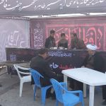 بازدید امام جمعه کارون از موکب های بین راهی ایام فاطمیه(س)