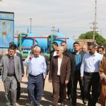 بازدیداستاندار،امام جمعه و فرماندار از پروژه‌های عمرانی شهرستان