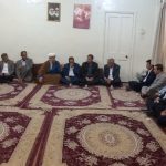 دیدار عیدانه مسئولان شهرستان با امام جمعه