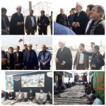 بازدید امام جمعه کارون از موقعیت مواکب در مرز شلمچه