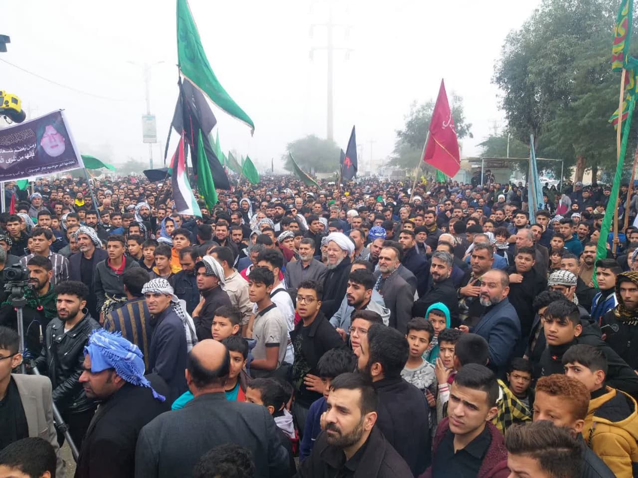 مراسم عزاداری حضرت فاطمه زهرا(س) و تشييع شهید گمنام در شهرستان کارون