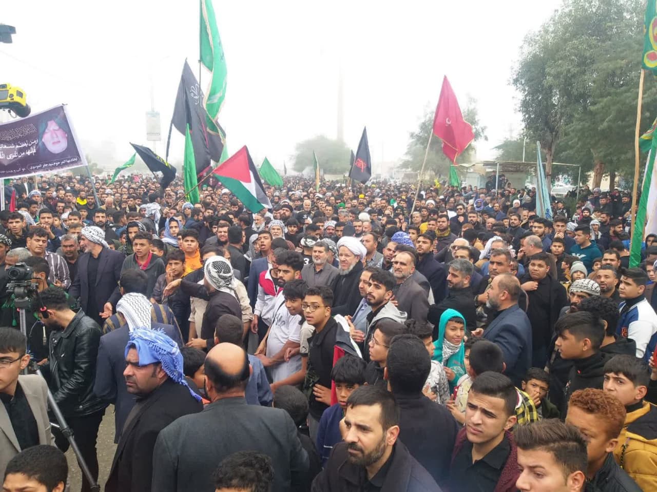 مراسم عزاداری حضرت فاطمه زهرا(س) و تشييع شهید گمنام در شهرستان کارون