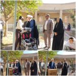 اهدای ویلچر به معلولان به مناسبت روز جهانی معلولان