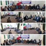 دیدار مسئولان شهرستان با امام جمعه بمناسبت آغاز دهه فجرانقلاب اسلامی