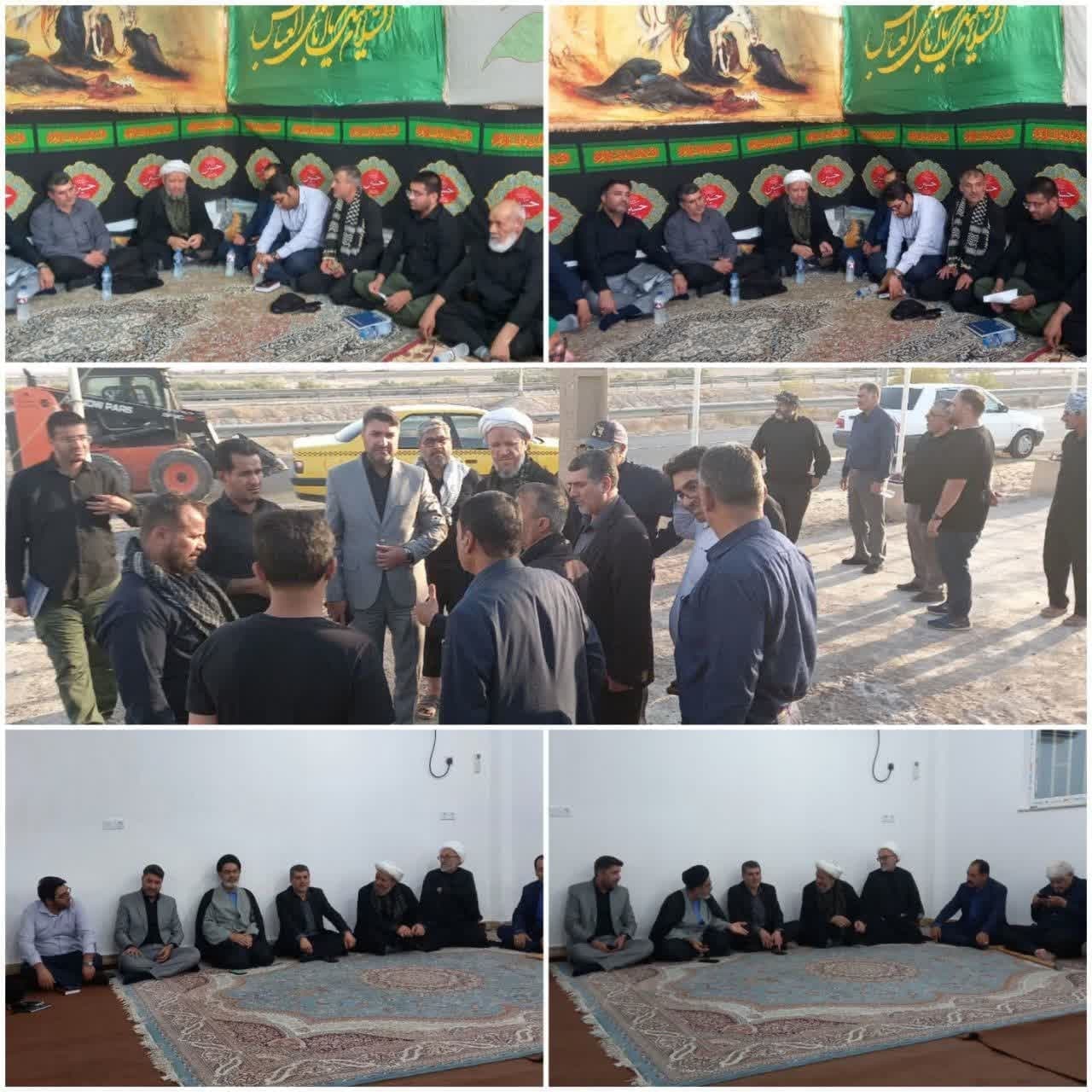 جلسه ستاد اربعین شهرستان کارون در مرز شلمچه برگزار شد
