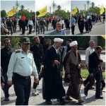 بدرقه موکب‌های اربعینی شهرستان کارون برگزار شد